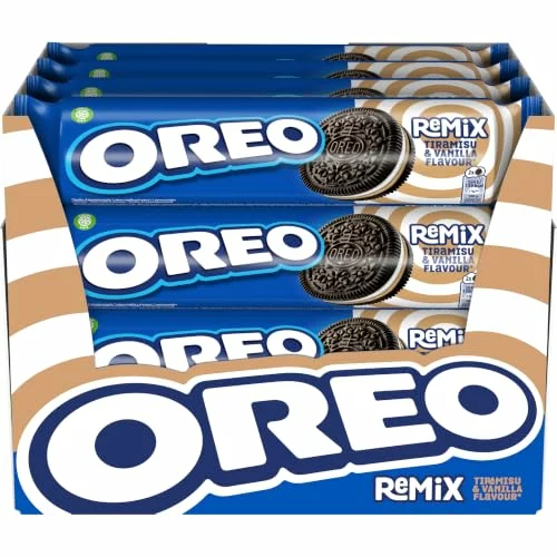Oreo Remix Tiramisú Pack 16 galletas rellenas 157 g