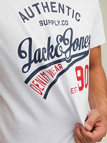 Pack 3 camisetas Jack & Jones Jjethan para hombre 3PK
