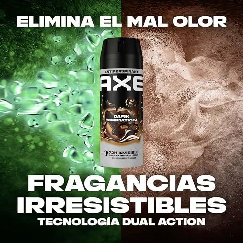Pack 6 Axe Dark Temptation antitranspirante 150 ml 150ML