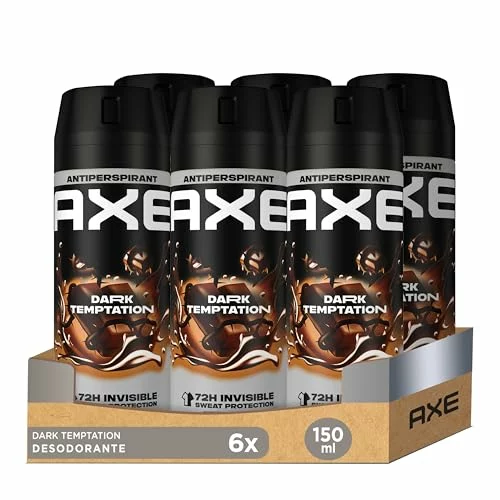 Pack 6 Axe Dark Temptation antitranspirante 150 ml 150ML