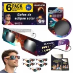 Pack 6 gafas para eclipse solar Helioclipse