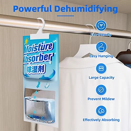 Pack de 10 deshumidificadores colgantes CONOPU para armarios 5KG