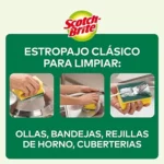 Pack de 16 estropajos Scotch-Brite Clásico de cocina