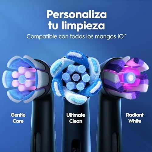 Pack de 2 cepillos eléctricos Oral-B iO 3 Negro y Rosa 52-A1820SI