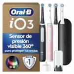 Pack de 2 cepillos eléctricos Oral-B iO 3 Negro y Rosa 52-A1820SI
