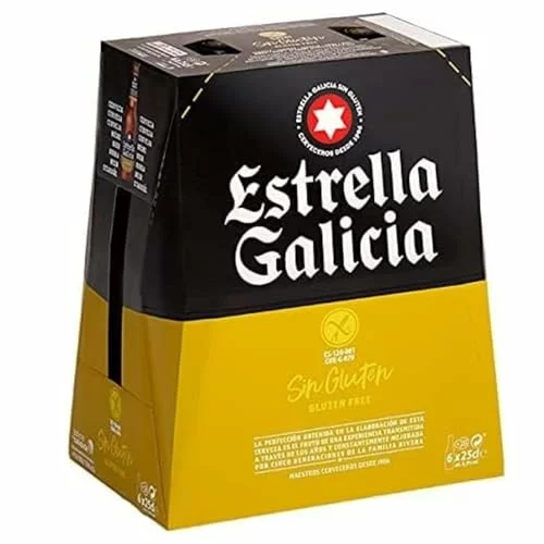 Pack de 24 botellas de Estrella Galicia Sin Gluten lager