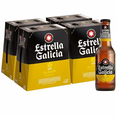 Pack de 24 botellas de Estrella Galicia Sin Gluten lager