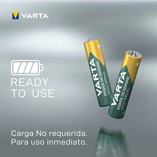 Pack de 24 pilas recargables Varta AAA 1000 mAh