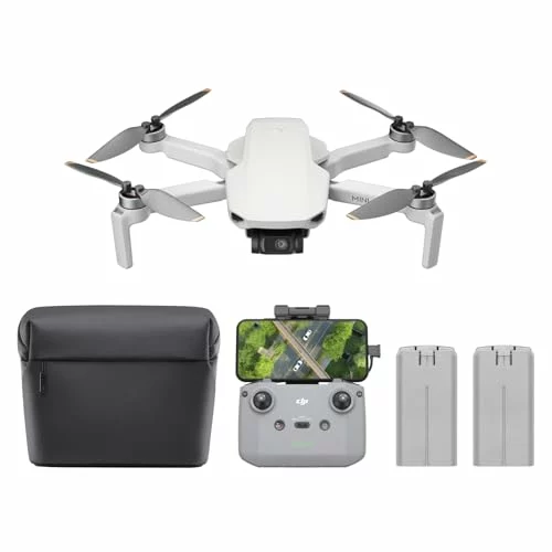 Pack DJI Mini 4K dron con cámara 4K y 2 baterías