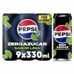 Pepsi Zero Lima, pack de 9 latas de 330 ml