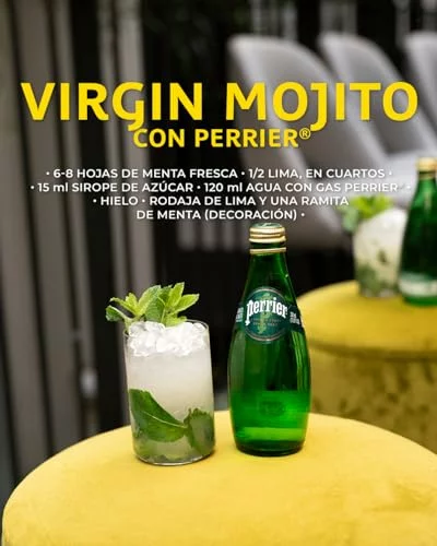 Perrier agua mineral con gas pack 6 botellas de 1 L