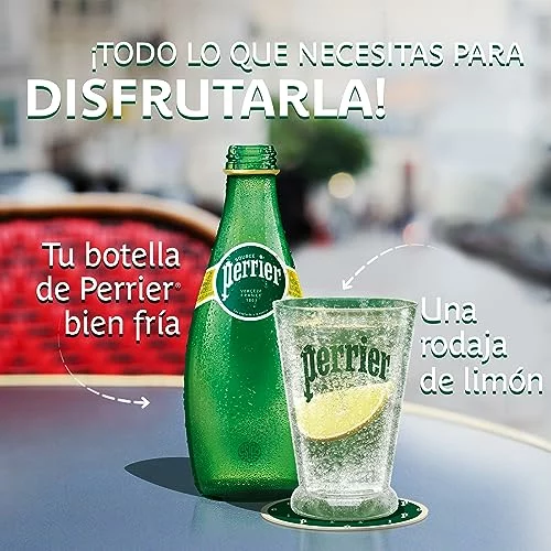 Perrier agua mineral con gas pack 6 botellas de 1 L