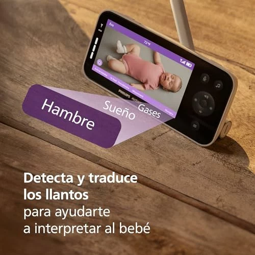 Philips Avent vigilabebés premium con cámara HD y app SCD974