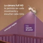 Philips Avent vigilabebés premium con cámara HD y app SCD974