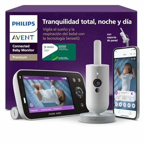 Philips Avent vigilabebés premium con cámara HD y app SCD974
