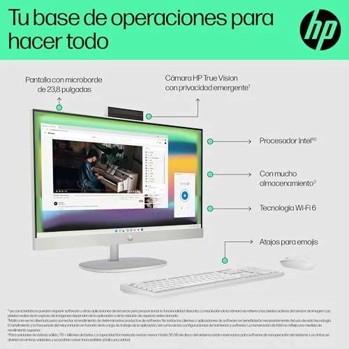 Ordenador HP All-in-One 24-cr0117ns con i5, 16 GB y 512 GB SSD I5-1335U 16GB