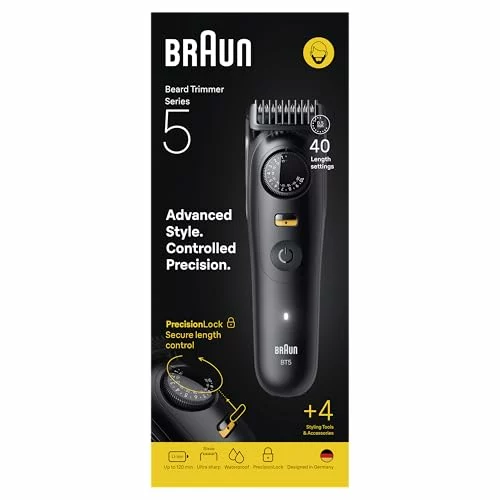 Recortadora Braun Series 5 cortabarbas BT5520 con 4 herramientas 3×2