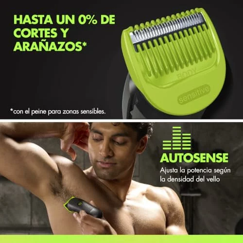 Recortadora Kit corporal Gillette Labs i5 Body + Intimate