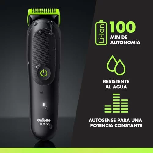 Recortadora Kit corporal Gillette Labs i5 Body + Intimate