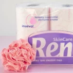 Renova Skin Care Plus papel higiénico decorado perfumado, pack 4 x 6 rollos