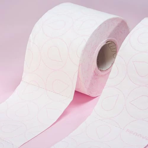 Renova Skin Care Plus papel higiénico decorado perfumado, pack 4 x 6 rollos