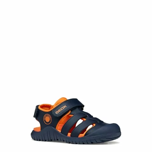 Sandalias Geox J S. FUSBETTO PRO BO azul marino/naranja, talla 38 EU