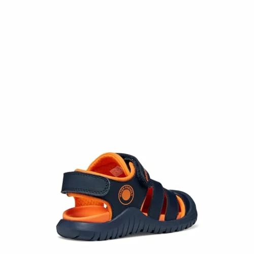 Sandalias Geox J S. FUSBETTO PRO BO azul marino/naranja, talla 38 EU