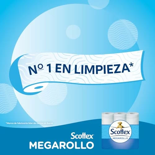 Scottex Megarollo papel higiénico 48 rollos dobles 46×38