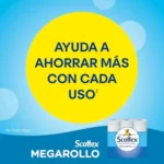 Scottex Megarollo papel higiénico 48 rollos dobles 46x38