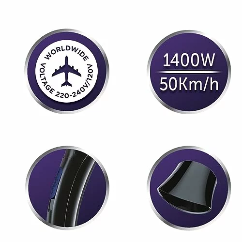 Secador de viaje Remington D2400 plegable 1400 W