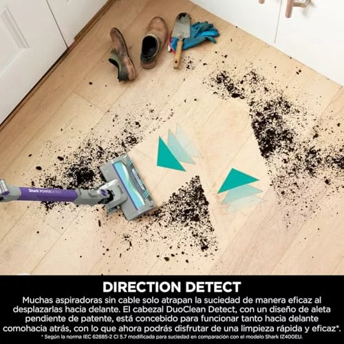 Shark PowerDetect aspiradora sin cable con DuoClean Detect IP1251EUT