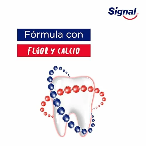 Signal pasta de dientes anticaries con flúor y calcio, paquete 2 x 100 ml
