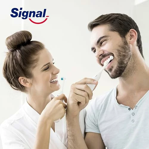 Signal pasta de dientes anticaries con flúor y calcio, paquete 2 x 100 ml