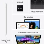 Tablet Apple iPad Air 13 pulgadas M2, 512 GB, Wi‑Fi 6E y 5G eSIM