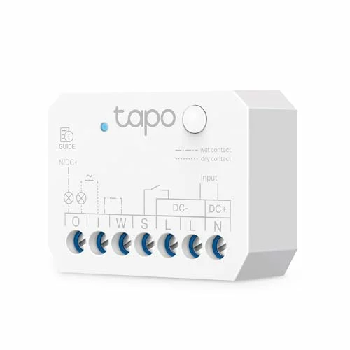 Tapo Interrupteur Volet Roulant Connecté Matter, Contacts Secs 10A S110E