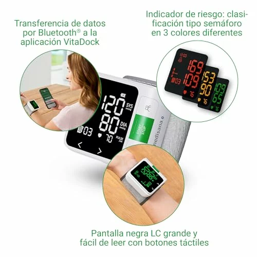 Tensiómetro de muñeca Medisana BW 360 connect Bluetooth