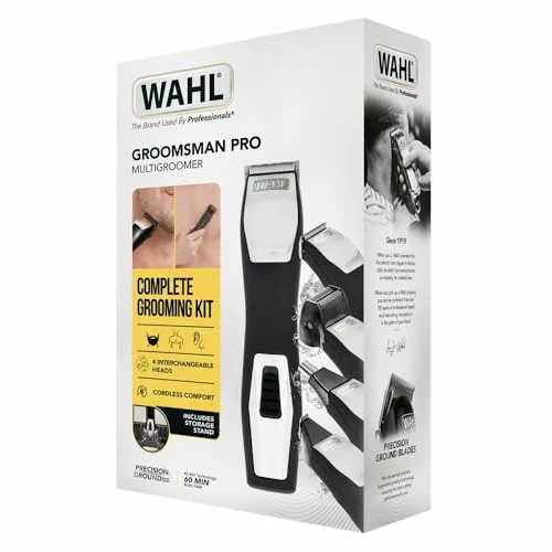 Wahl Groomsman Pro recortadora multifunción para barba y detalles 6×3