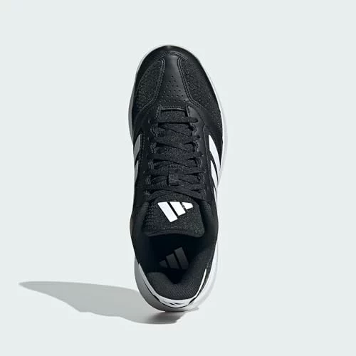Zapatillas adidas Ligra 8 Indoor para hombre, negras y blancas