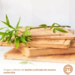 9Juego de 3 tablas de cortar MasterChef de bambú 38CMX27 5CM