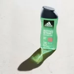Adidas Active Start gel de ducha 3 en 1, pack de 4 x 250 ml