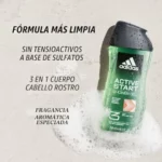 Adidas Active Start gel de ducha 3 en 1, pack de 4 x 250 ml