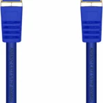 AISENS A146-0478 Cable de red latiguillo RJ45 LSZH Cat.7 600 MHz S/FTP PIMF AWG26, azul, 1.0m