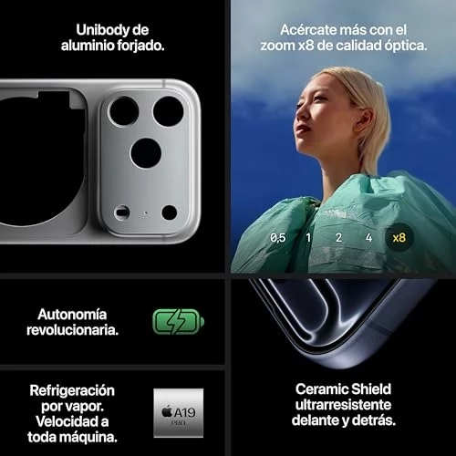 Apple iPhone 17 Pro 256 GB Azul Intenso A19