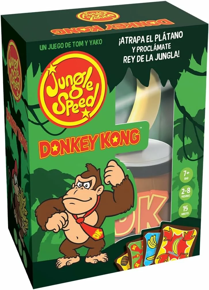 Asmodee Jungle Speed Donkey Kong juego de destreza