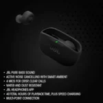 Auriculares inalámbricos JBL Wave Buds 2 con cancelación de ruido, negros