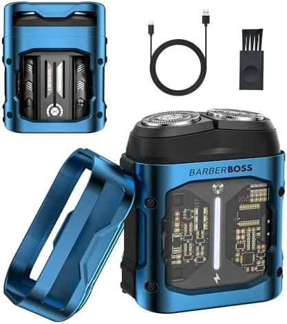 BarberBoss miniafeitadora rotativa portátil para hombre