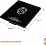 Báscula de cocina digital MasterChef de vidrio templado, 5 kg 4MM 5KG
