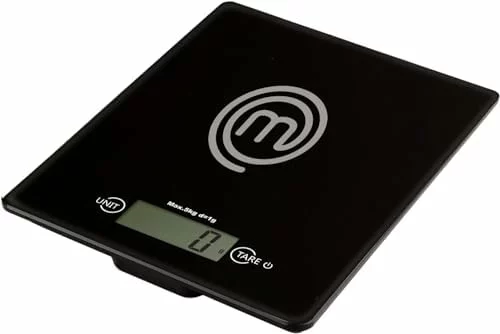 Báscula de cocina digital MasterChef de vidrio templado, 5 kg 4MM 5KG