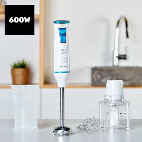Batidora de mano Taurus Robot 600 Plus Inox 600W