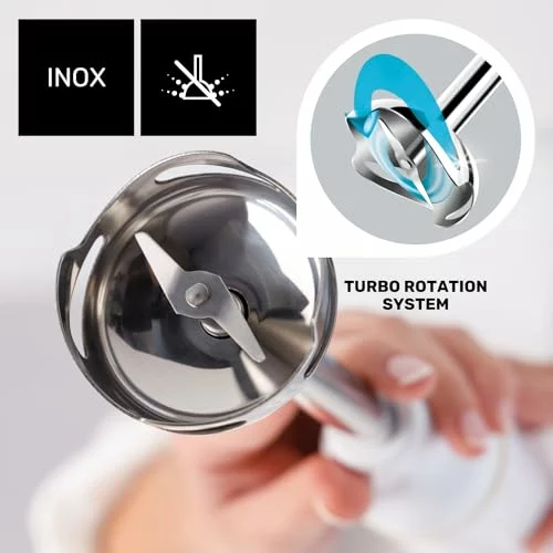 Batidora de mano Taurus Robot 600 Plus Inox 600W